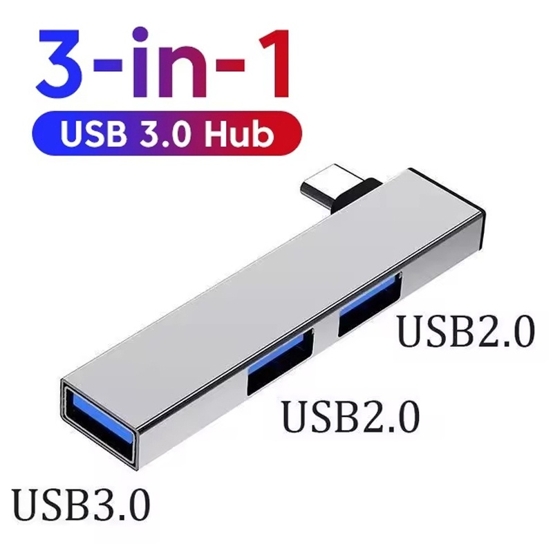 Laptop Accessories Gadgets - 3 In 1 USB 3.0 HUB