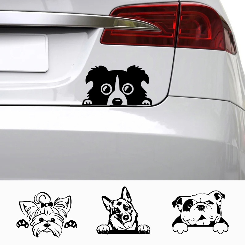 Laptop Accessories And Gadgets - Cars Accessorie Decals Funny Dog With