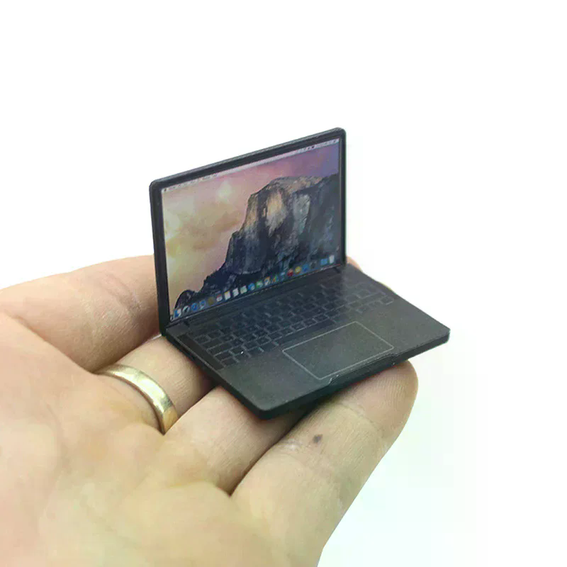 Laptop Accessories Diy - Cute Simulation 1:12 Mini Laptop Computer