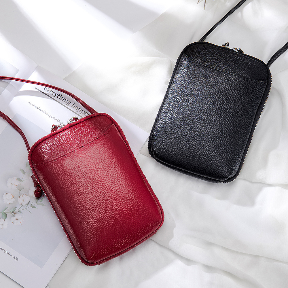 Laptop Accessories Women - Genuine Leather One Shoulder Bag Women