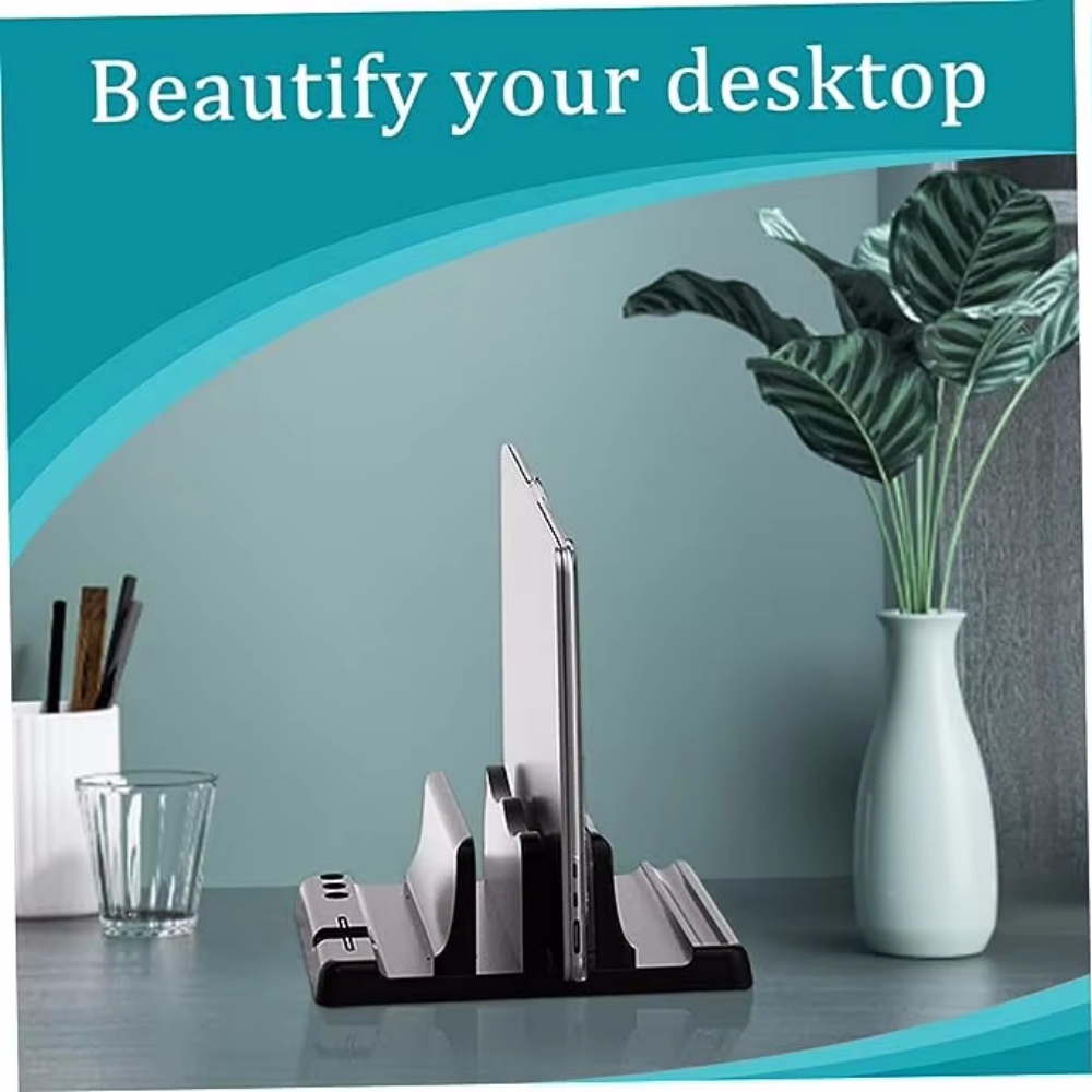 Laptop Accessories Gadgets - Adjustable Vertical Laptop Stand Width Laptop