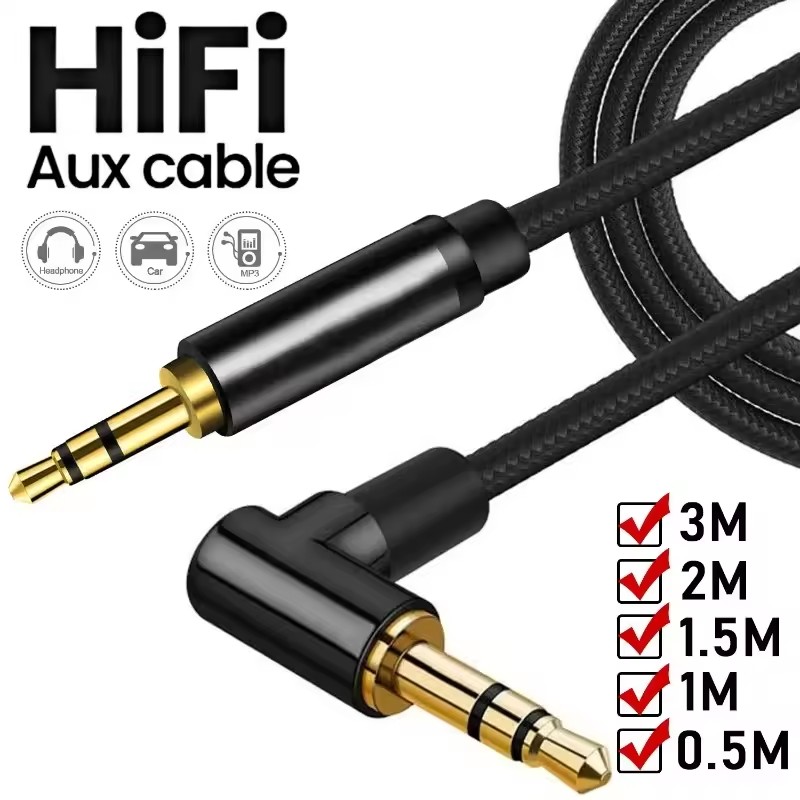 Laptop Accessories Headphones - AUX Cable 3.5mm Jack Audio Cable