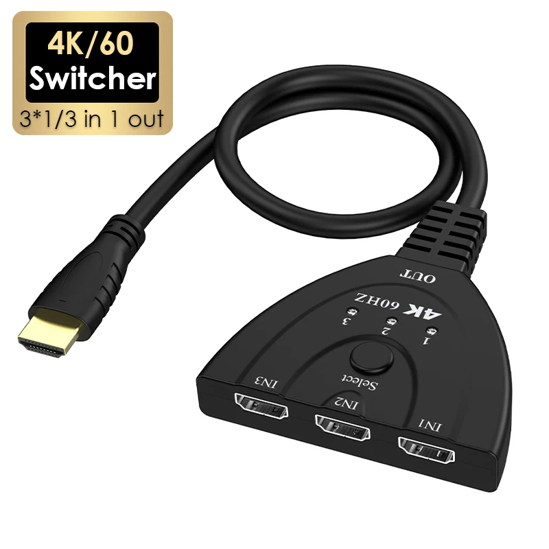 Laptop Accessories Women - 4K 60Hz 3D Mini 3 Port