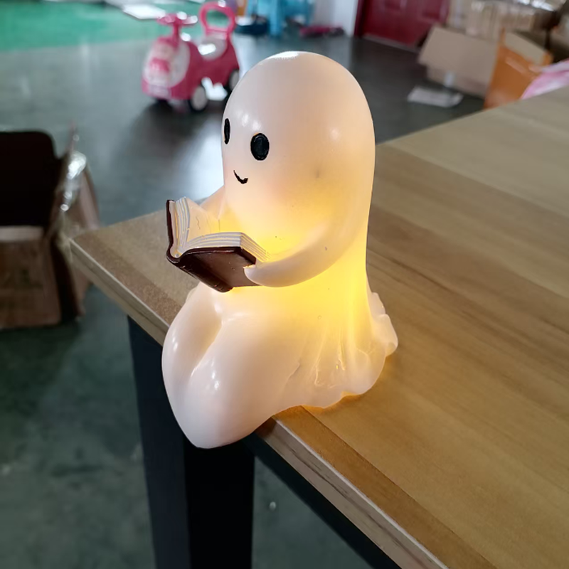 New Cute Ghost Reading Book La - Laptop Accessories Light recension och pris