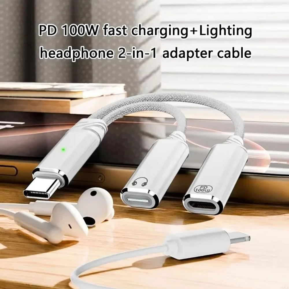 USB C Splitter 2 in 1 Headphon - Laptop Accessories Headphones recension och pris