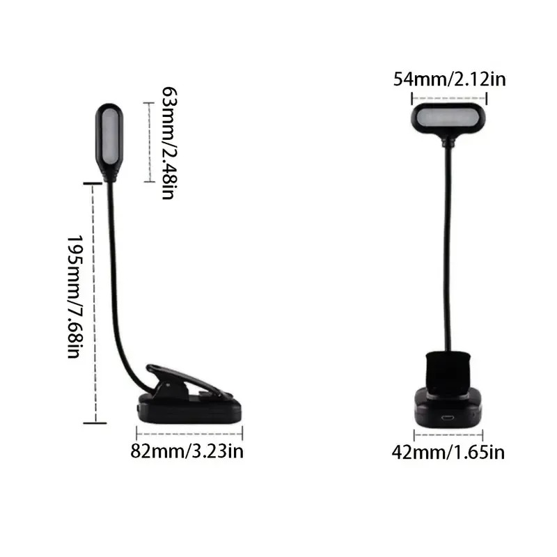 Mini LED Book Light with Clip, - Laptop Accessories Light recension och pris