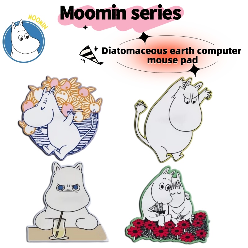 Cute Hippo Moomin Cartoon Diat - Laptop Accessories Bundle recension och pris