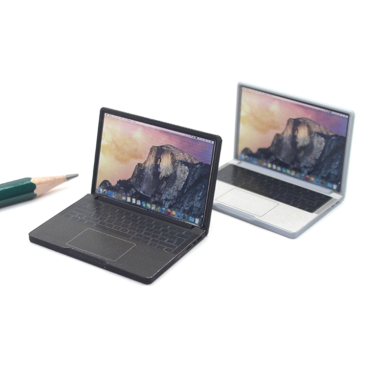 * Cute Simulation 1:12 Mini La - Laptop Accessories Diy recension och pris