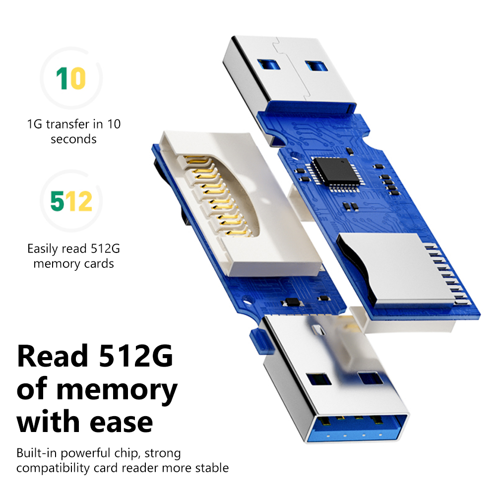 2 In 1 USB 3.0 Card Reader Por - Laptop Accessories Gadgets recension och pris