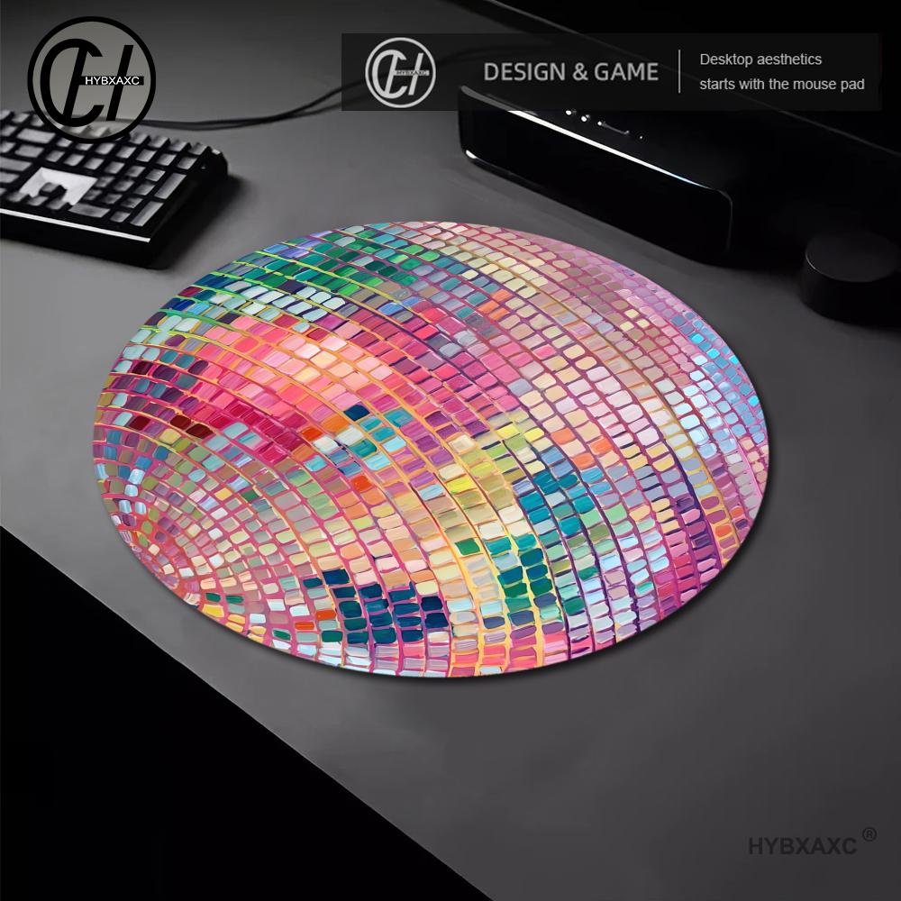 Rubber Round Pink Disco Ball M - Laptop Accessories Women recension och pris