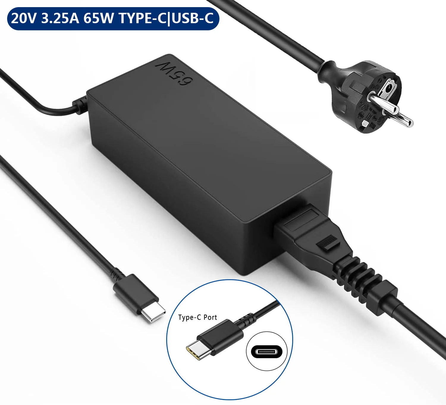 65W 20V 3.25A TYPE-C Laptop Ac - Laptop Accessories Shop recension och pris