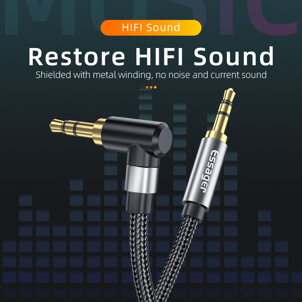 Essager Aux Extension Cable 3. - Laptop Accessories Headphones recension och pris