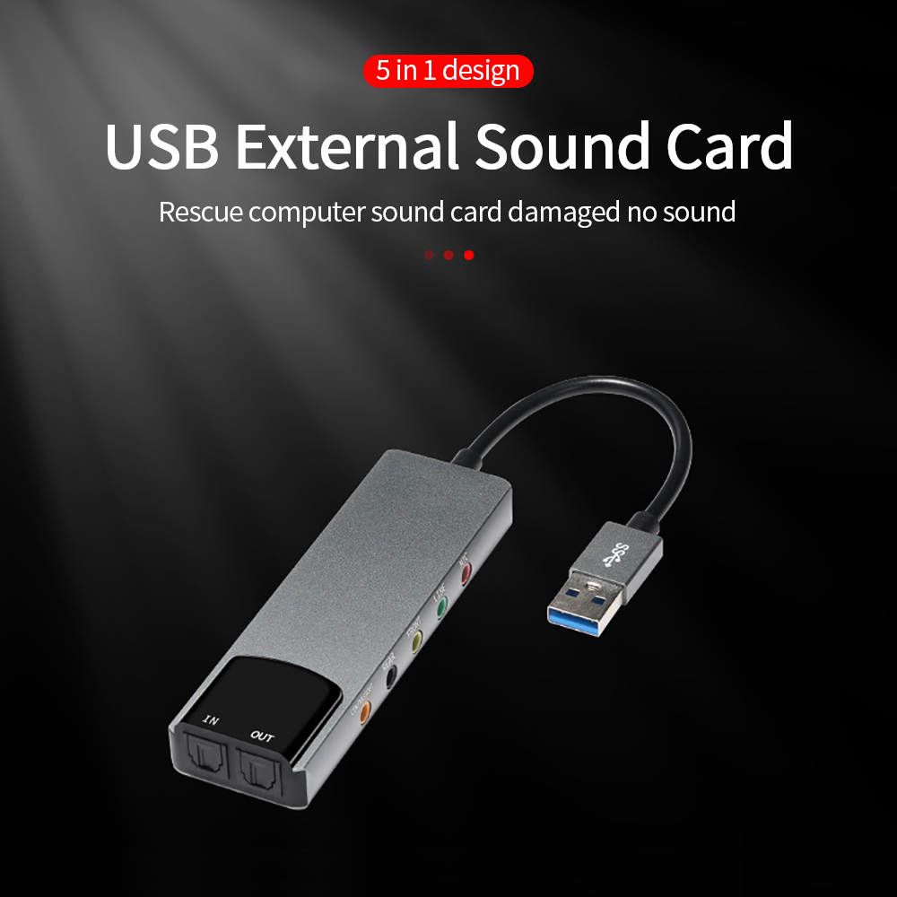 External USB Optical Sound Car - Laptop Accessories Headphones recension och pris