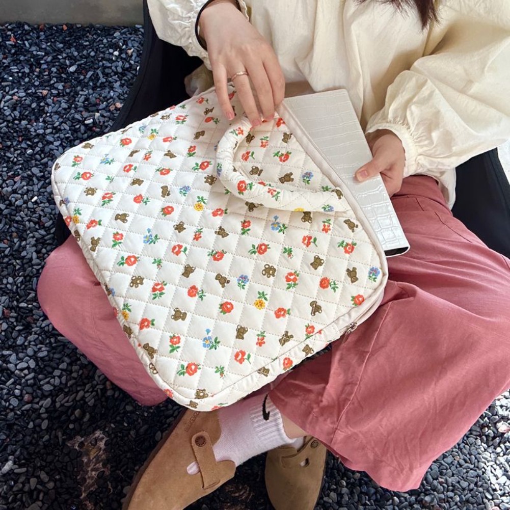Korean Floral Laptop Bag 14/16 - Laptop Accessories Women recension och pris