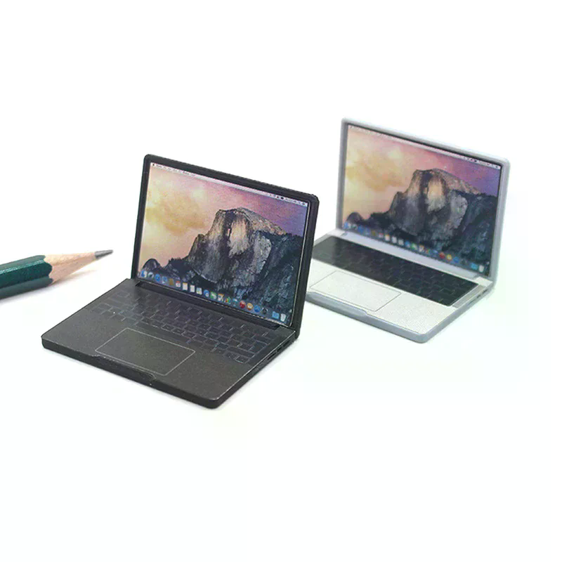 Cute Simulation 1:12 Mini Lapt - Laptop Accessories Diy recension och pris