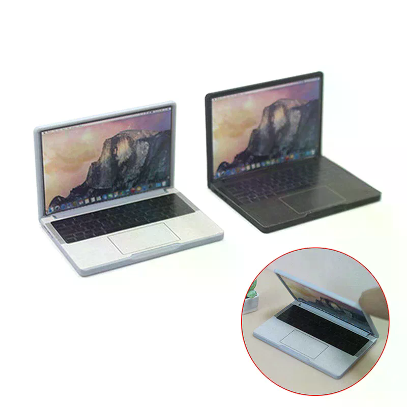 Cute Simulation 1:12 Mini Lapt - Laptop Accessories Diy recension och pris