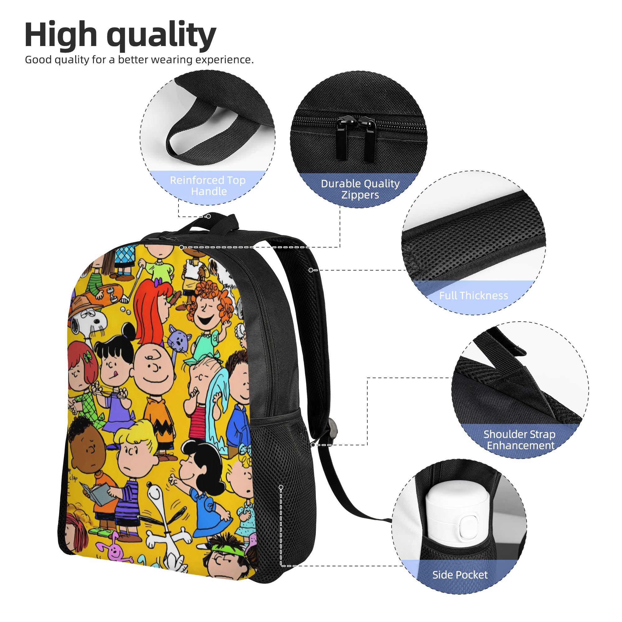 Snoopy Peanuts Fashion Backpac - Laptop Accessories Women recension och pris