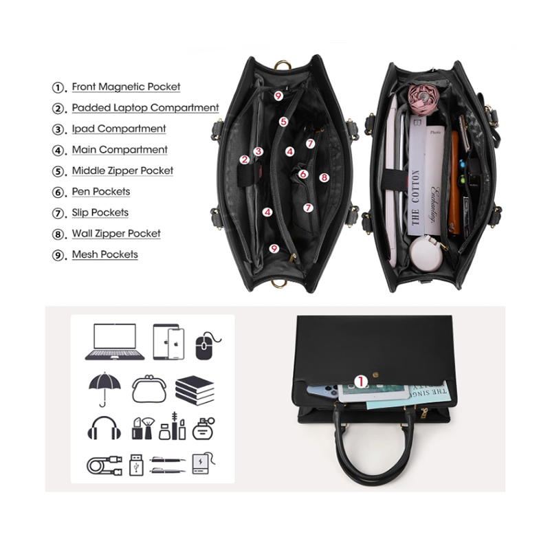 Large Capacity Laptop Bag for  - Laptop Accessories Women recension och pris