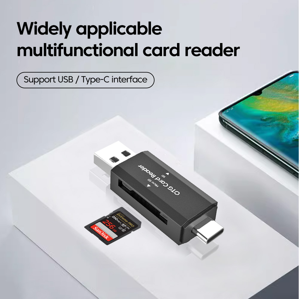 2 in 1 Type C SD TF Card Reade - Laptop Accessories And Gadgets recension och pris