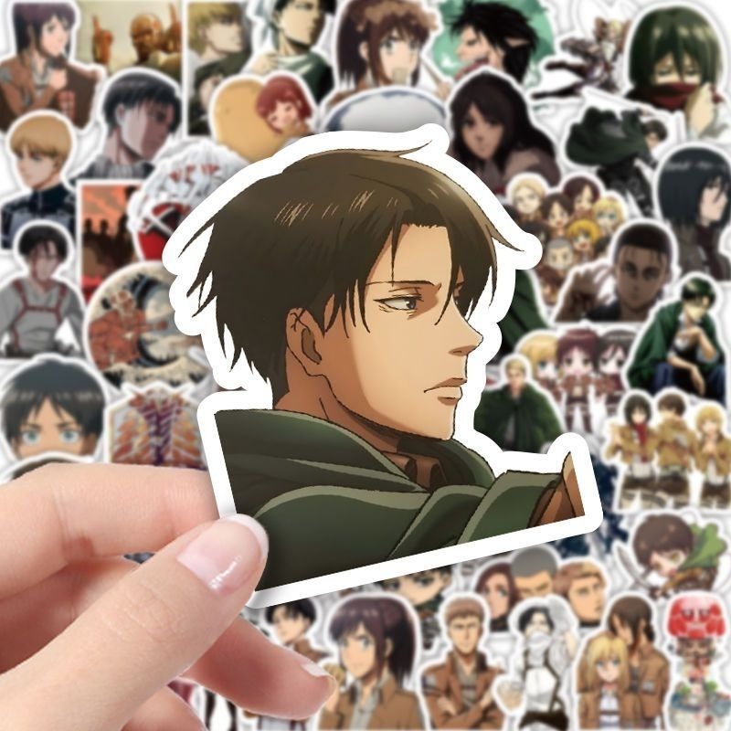 60Pcs Attack on Titan Anime St - Laptop Accessories Diy recension och pris