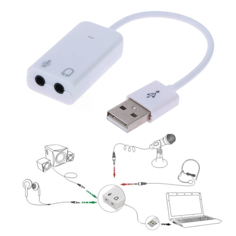 2.0 3d 7.1 5HV2 Adapter Usb to - Laptop Accessories Headphones recension och pris
