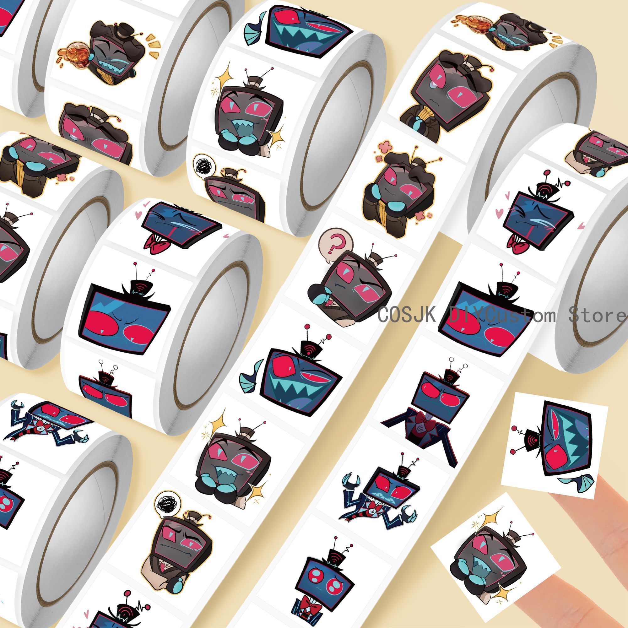 500Pc/Roll Anime Vox Q Version - Laptop Accessories For Students recension och pris