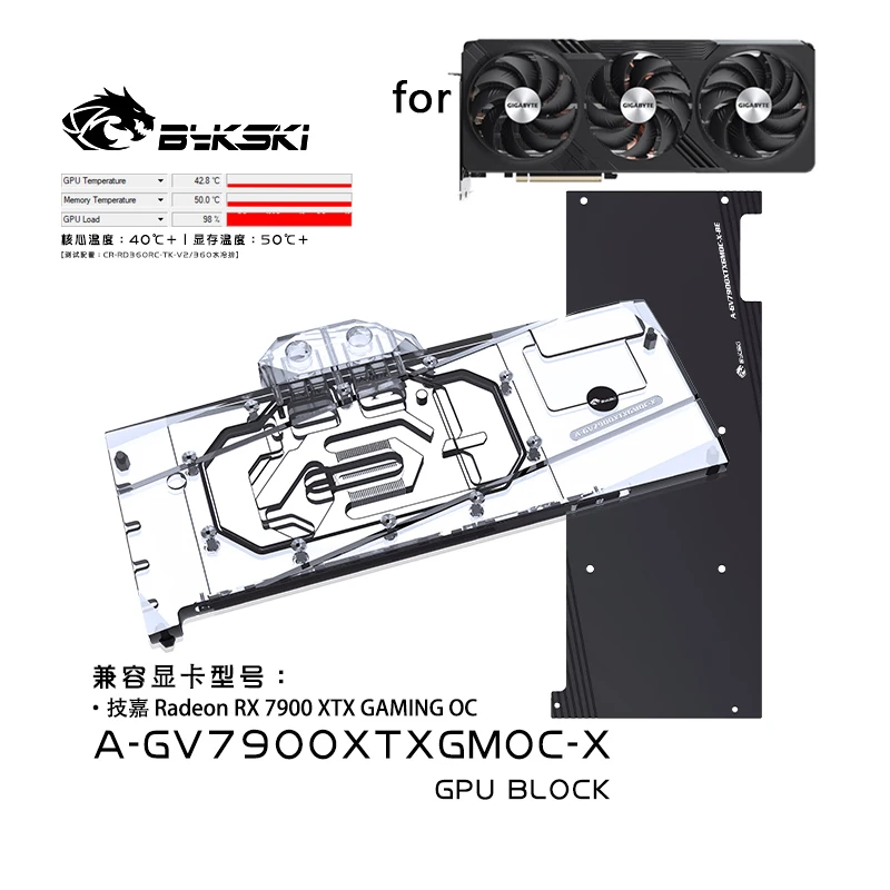 Bykski A-GV7900XTXGMOC-X Water - Amd Vga Rx 7900 Xtx recension och pris