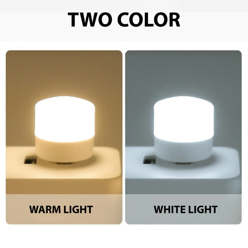 Mini USB Night Light Warm Whit - Laptop Accessories Light recension och pris