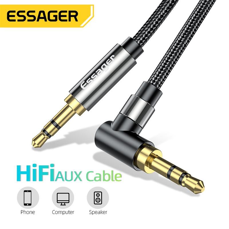 Essager AUX Cable 3.5mm Jack A - Laptop Accessories Headphones recension och pris