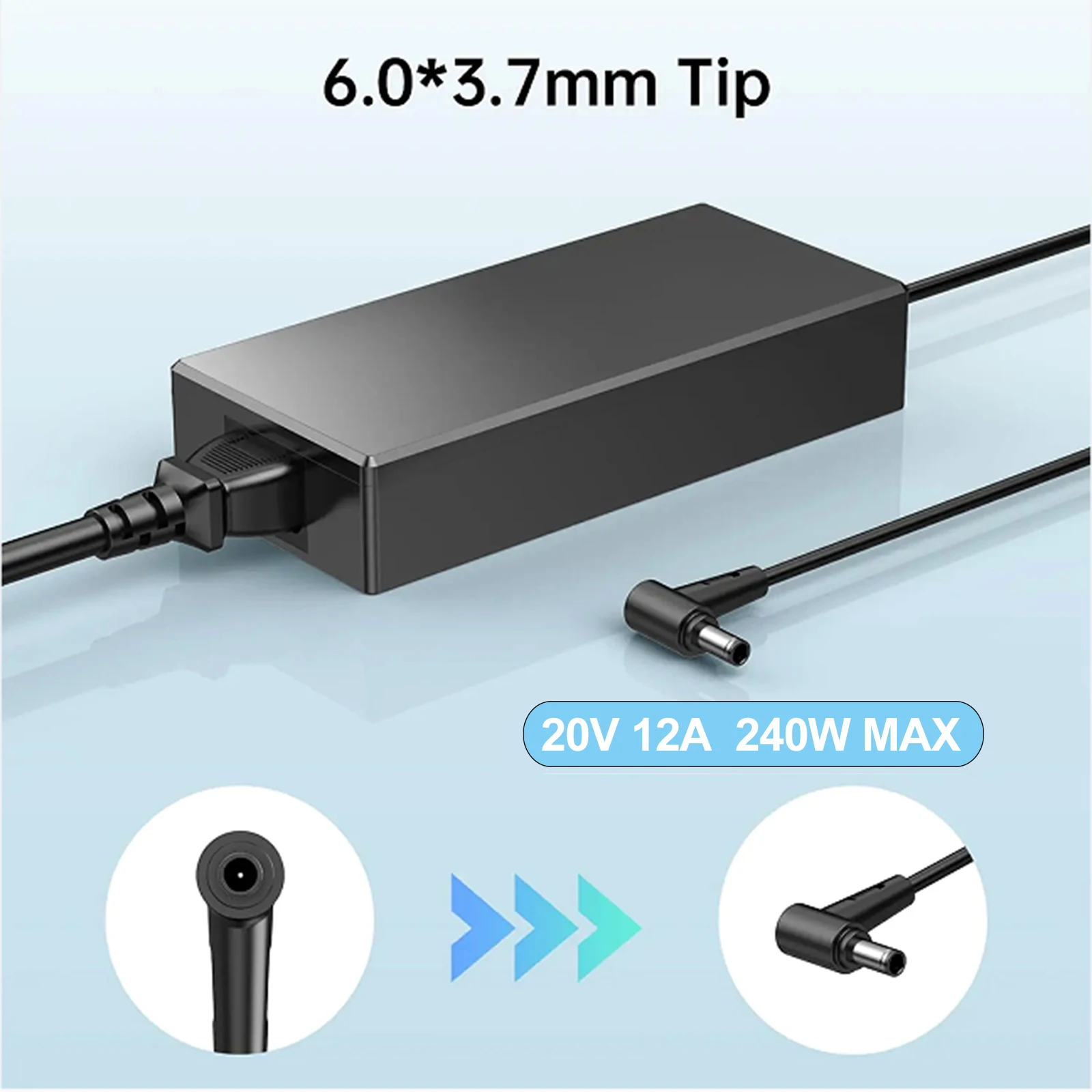 20V 12A Laptop AC Adapter Char - Laptop Accessories Shop recension och pris