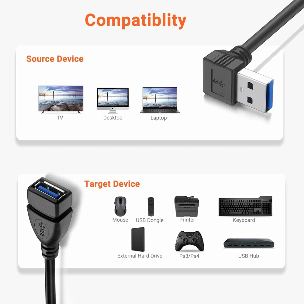0.2M USB 3.0 Extension Cable U - Laptop Accessories Women recension och pris