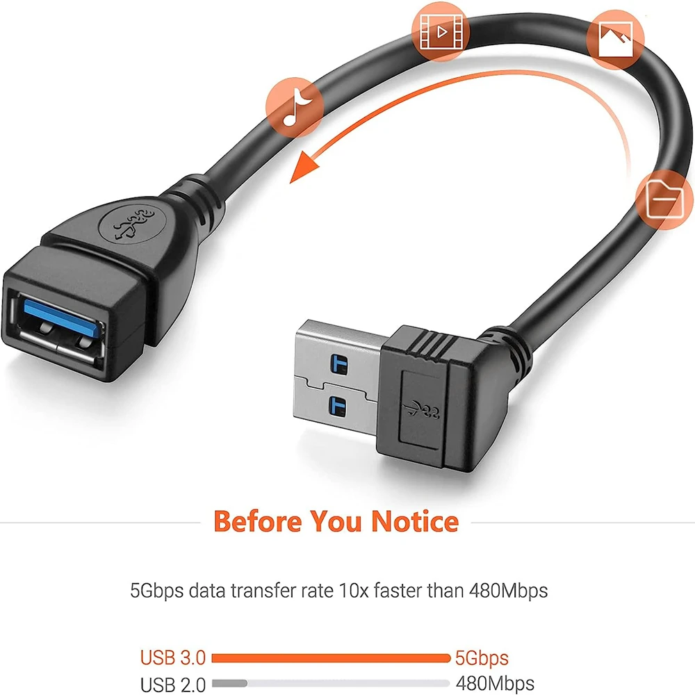 0.2M USB 3.0 Extension Cable U - Laptop Accessories Women recension och pris