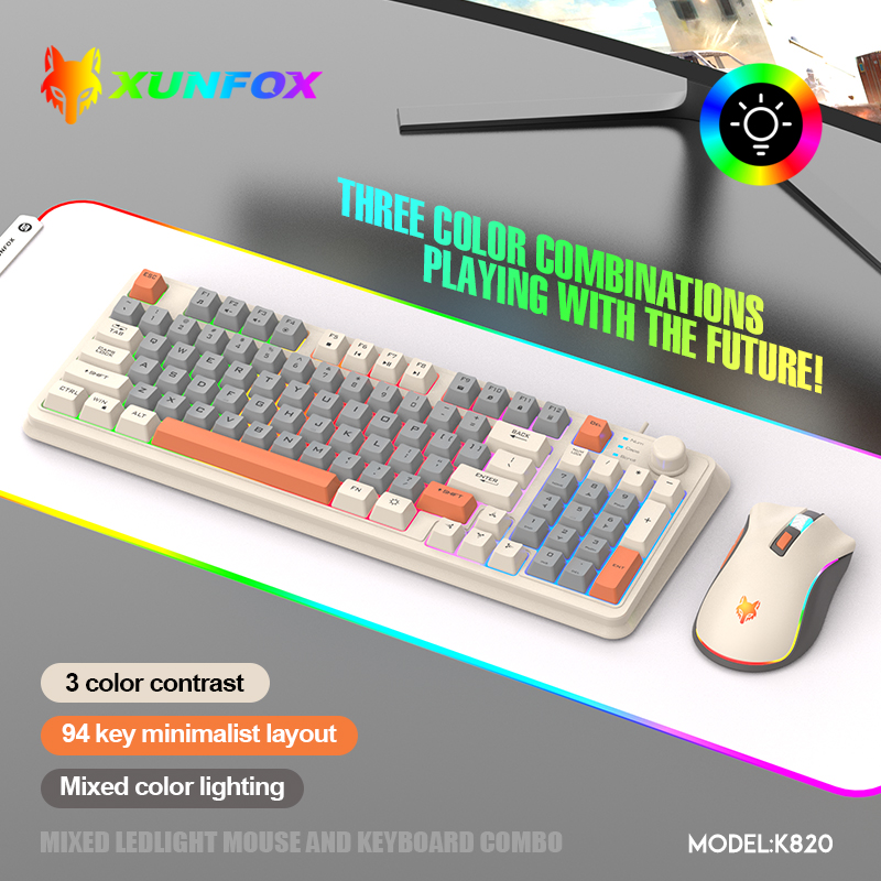 K820 USB Wired Game Keyboard M - Laptop Accessories Women recension och pris