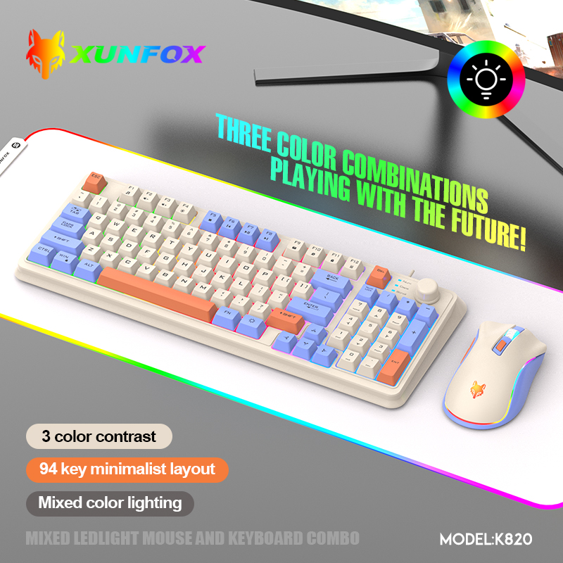 K820 USB Wired Game Keyboard M - Laptop Accessories Women recension och pris