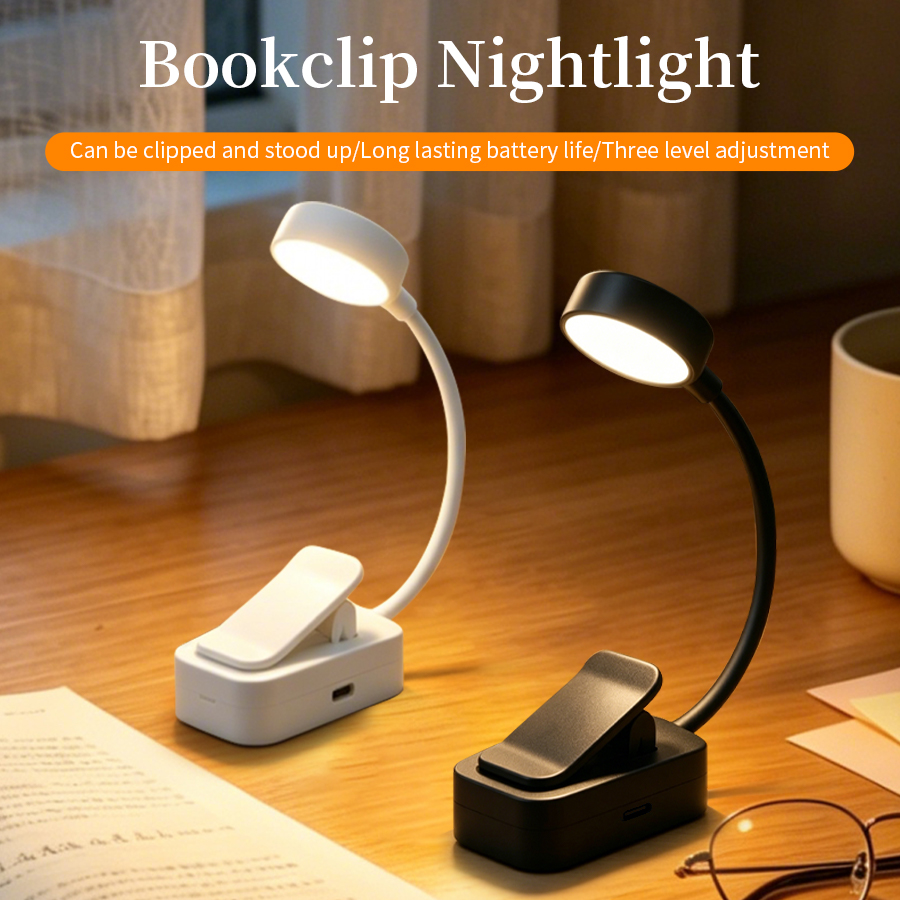 LED Desk Lamp Rechargeable Cli - Laptop Accessories Light recension och pris