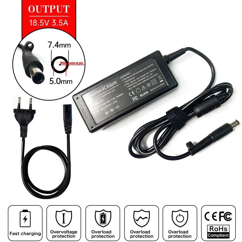 18.5V 3.5A Laptop Ac Adapter C - Laptop Accessories Shop recension och pris