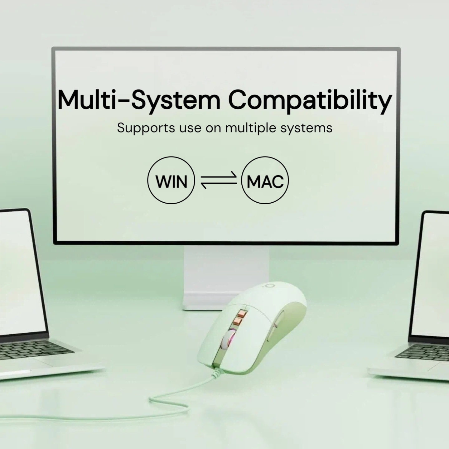 Aesthetic Wired Mouse Silent 2 - Laptop Accessories For Students recension och pris