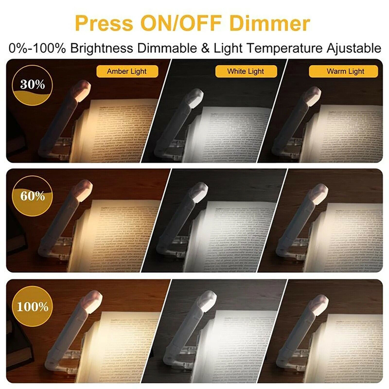 Reading Light Clip on Book Lam - Laptop Accessories Light recension och pris