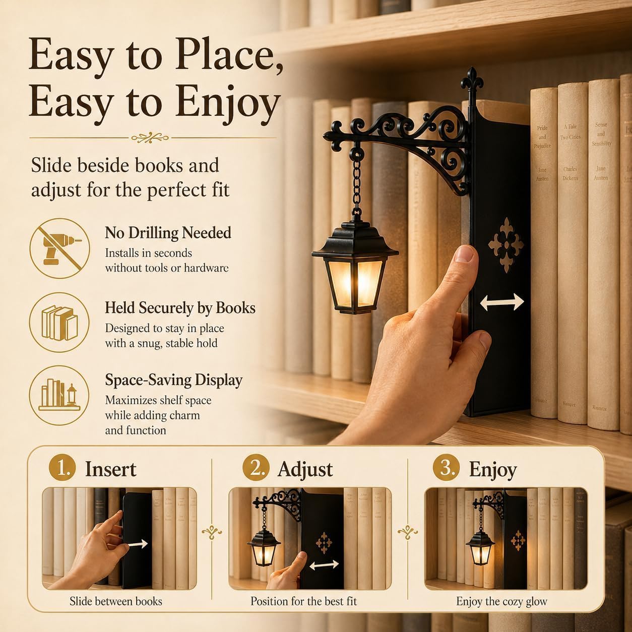 Vintage Library Lantern Mini B - Laptop Accessories Light recension och pris