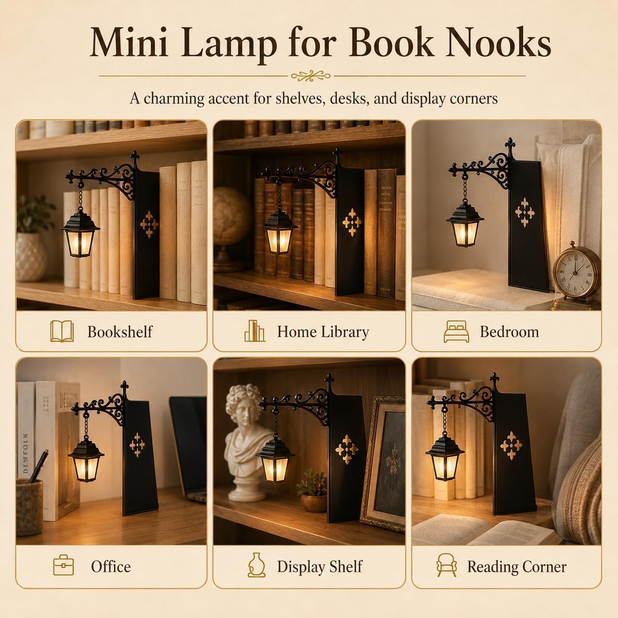 Vintage Library Lantern Mini B - Laptop Accessories Light recension och pris
