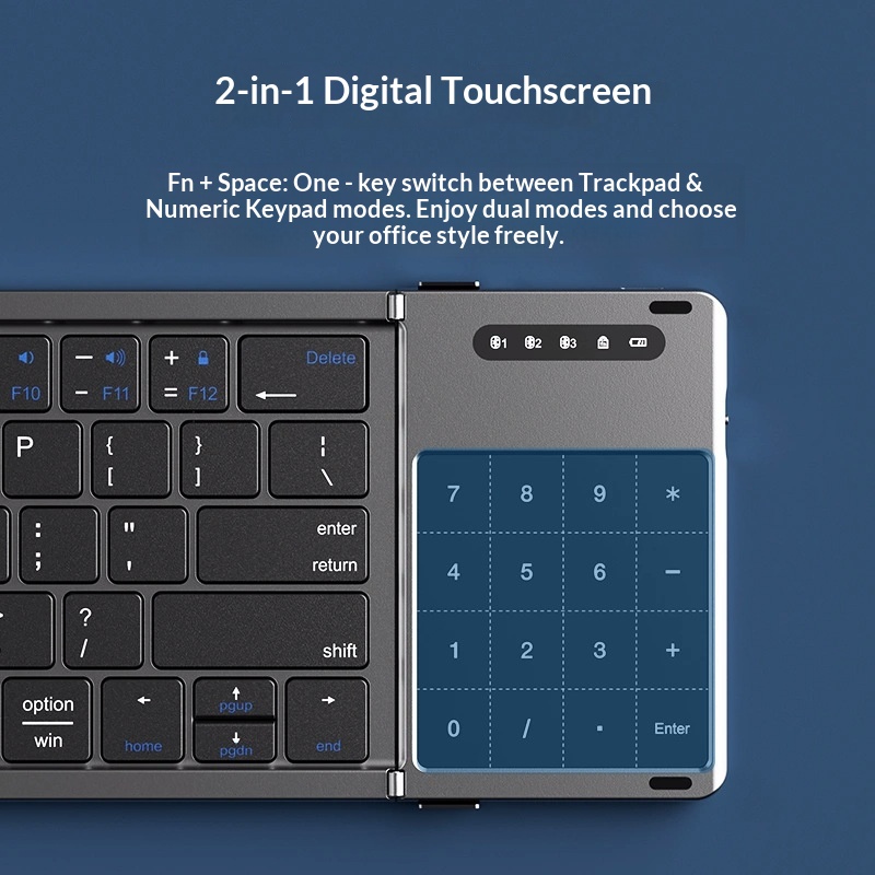 Mengzu Tri Fold Wireless Bluet - Laptop Accessories Toys recension och pris