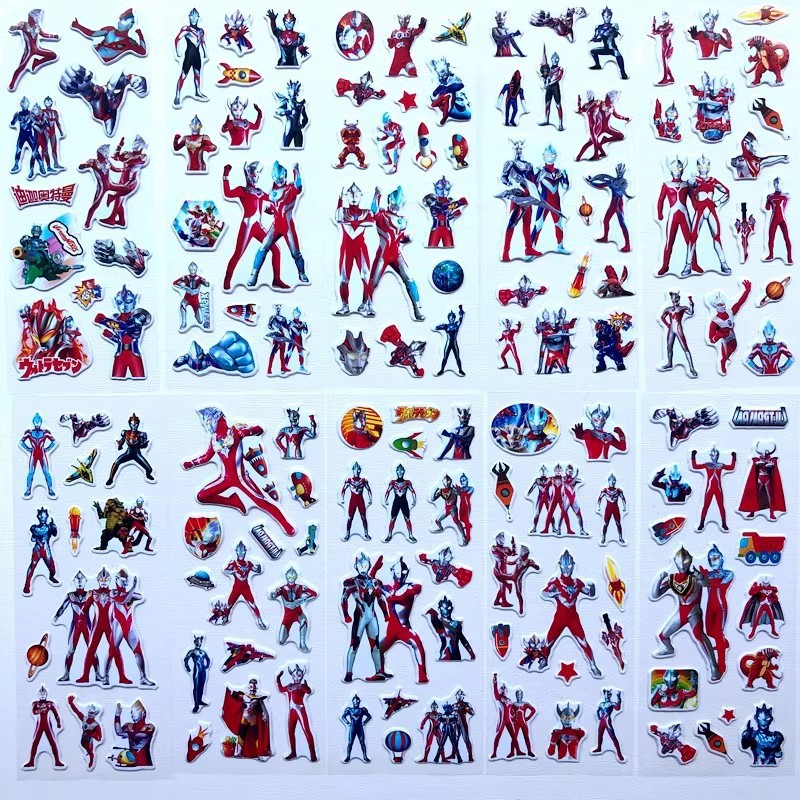 10pcs Cartoon Ultraman 3D Bubb - Laptop Accessories Diy recension och pris